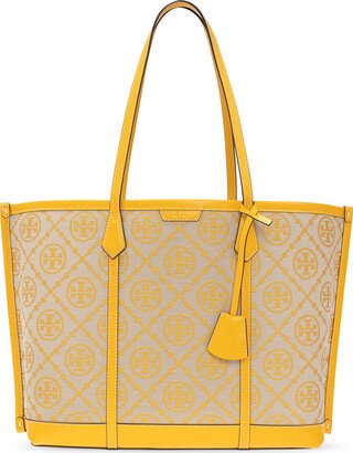 Perry Monogram' Shopper Bag - Yellow