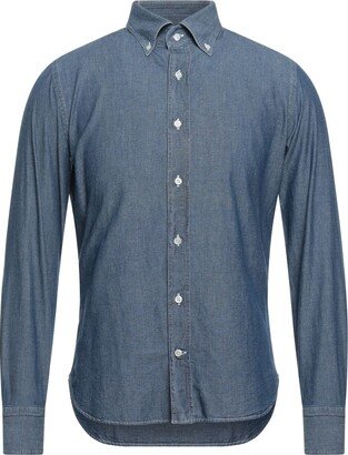 BOLZONELLA 1934 Denim Shirt Blue-AA