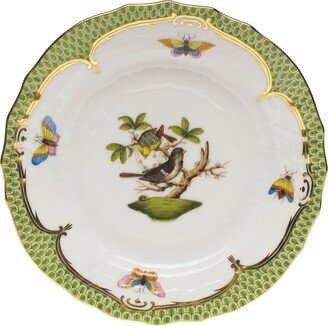 Rothschild Bird Borders Green Bread & Butter Plate #1