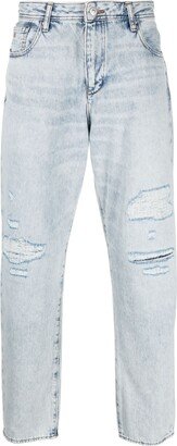 Tapered Denim Pants-AB