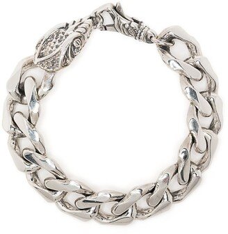 Serpent Sterling Silver Bracelet