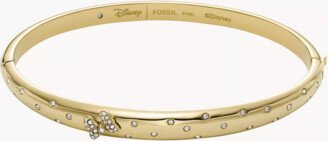 Disney X Special Edition Gold-Tone Stainless Steel Bangle Bracelet JF04623710