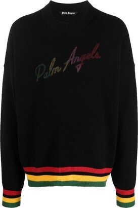 Logo Cashmere Sweater-AA