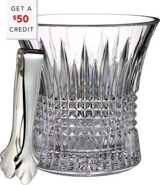 Lismore Diamond Ice Bucket With Tongs With $50 Credit