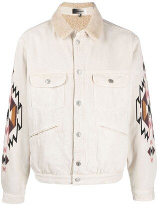 MARANT Jenson embroidered denim jacket