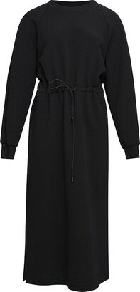 Elastic Wasted Cotton Dress – Black