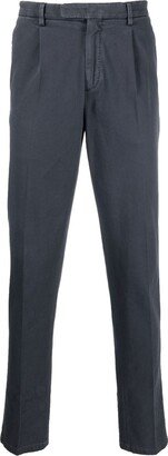 Mid-Rise Straight-Leg Trousers-AZ