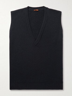 Turlon Ribbed Wool Sweater Vest