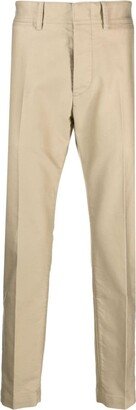 Pressed-Crease Straight-Leg Tailored Trousers-AB