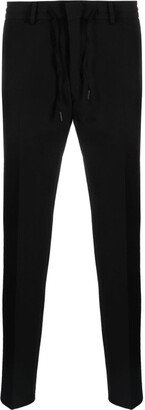 Straight-Leg Tailored Trousers-BE