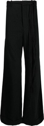 Leon mid-rise wide-leg trousers