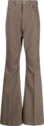 Wide-Leg Cotton Trousers-AY