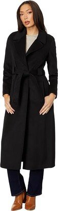 Maxi Belted Wrap (Black) Women's Clothing