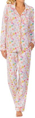 Print Jersey Pajamas-AA