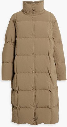 Salina oversized quilted shell down coat