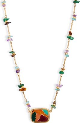 Multi Crystal Necklace