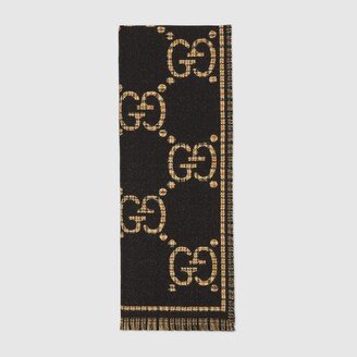 GG wool scarf-AC