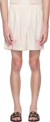 White Tiny Zoo Shorts