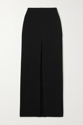 Crepe Maxi Skirt - Black