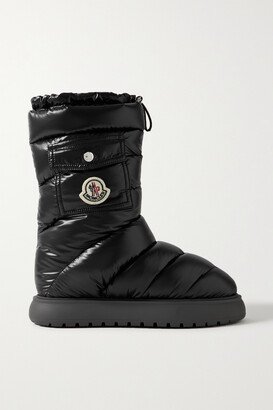 Gaia Quilted Shell Boots - Black