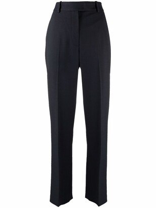 High-Waisted Straight-Leg Trousers-AV