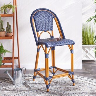 California Outdoor Bistro 25-inch Counter Stool - 20 in. W x 21 in. D x 43 in. H