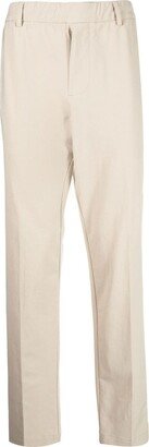 High-Rise Straight-Leg Trousers-AF