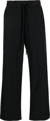 Straight-Leg Cut Trousers-AN