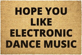 Electronic Dance Music Doormat Outdoor Rug Door Hope You Like Coir Mat Decor Summer Winter Christmas House Gift