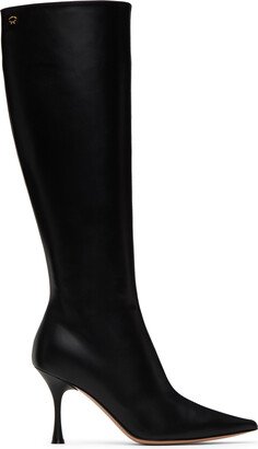 Black Vitello 85 Tall Boots