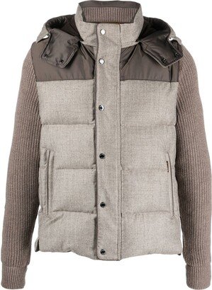 Detachable-Sleeve Padded Jacket-AA