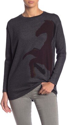 GO COUTURE Crewneck Tunic Sweater