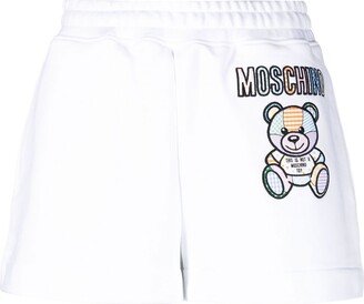 Teddy Bear-Print Track Shorts