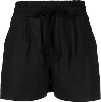 Drawstring Waistband Shorts-AA