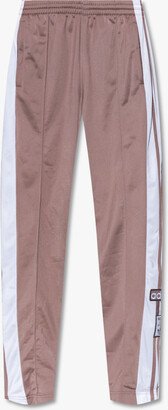 Sweatpants With Logo - Purple