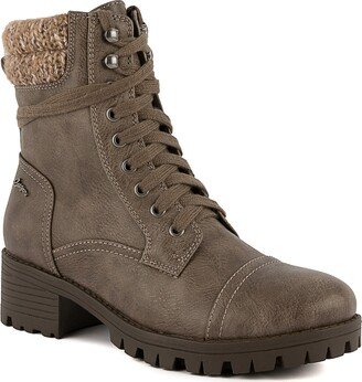 Lug Sole Combat Boot-AA