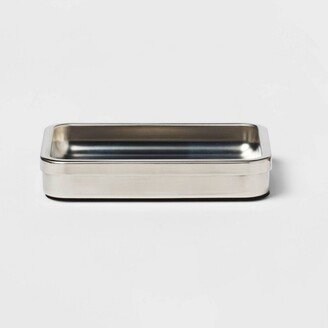 Brushed Stainless Steel Soap Dish