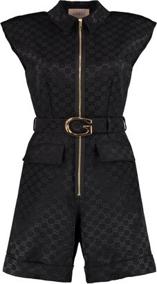 GG Motif Sleeveless Playsuit