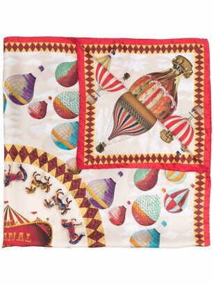 Air Balloon Silk Scarf