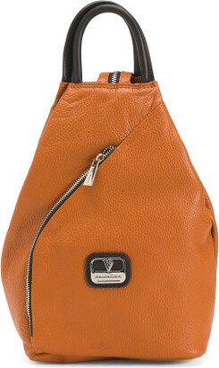 Leather Sling Backpack for Women