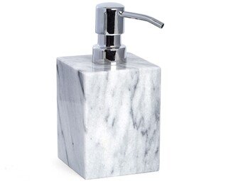 Marble Bath Soap Dispenser in Cloud Grey