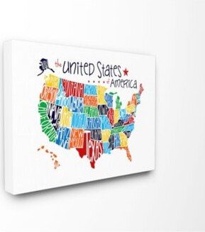 Home Decor Use Rainbow Typography Map On White Background Art Collection