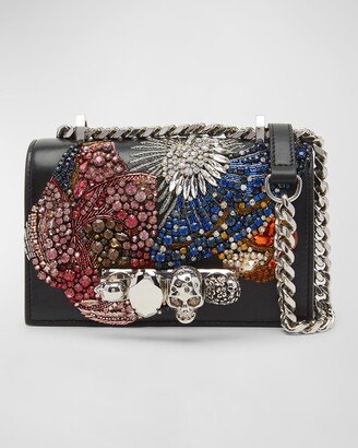 Mini Skull Crystals Chain Crossbody Bag