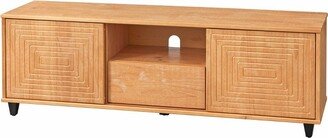 Messina TV Stand for TVs up to 68 Light Brown - Buylateral