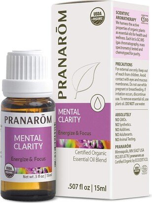 Pranarom Mental Clarity Essential Oil Blend 15ml