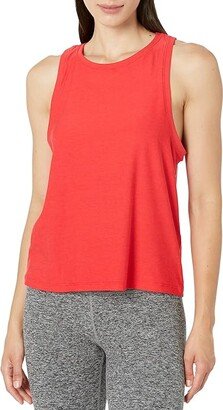 Featherweight Rebalance Tank (Candy Apple Red Heather) Women's Clothing