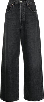 Wide-Leg Denim Jeans-AB