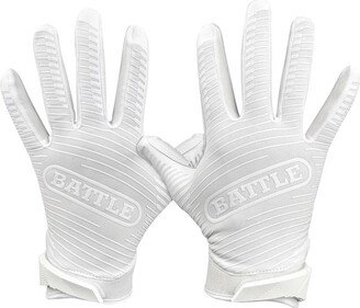 Battle Sports Science Battle Sports Doo 1.0 Adult Football Receiver Gloves - Mediu - White