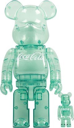 x Coca-Cola Georgia Green BE@RBRICK 100% and 400% figure set