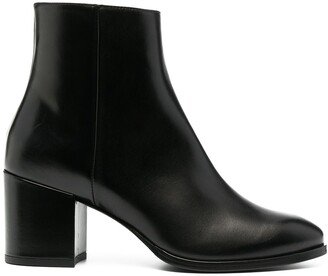 Polished-Finish Ankle Boot